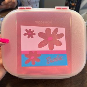 Vintage Barbie Tupperware Container